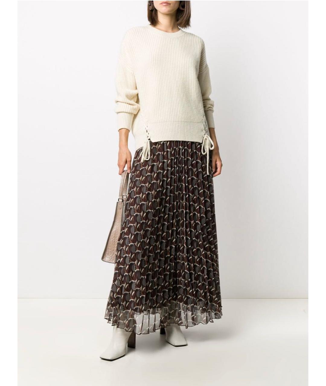 P.A.R.O.S.H. Бежевый шерстяной джемпер / свитер, фото 4