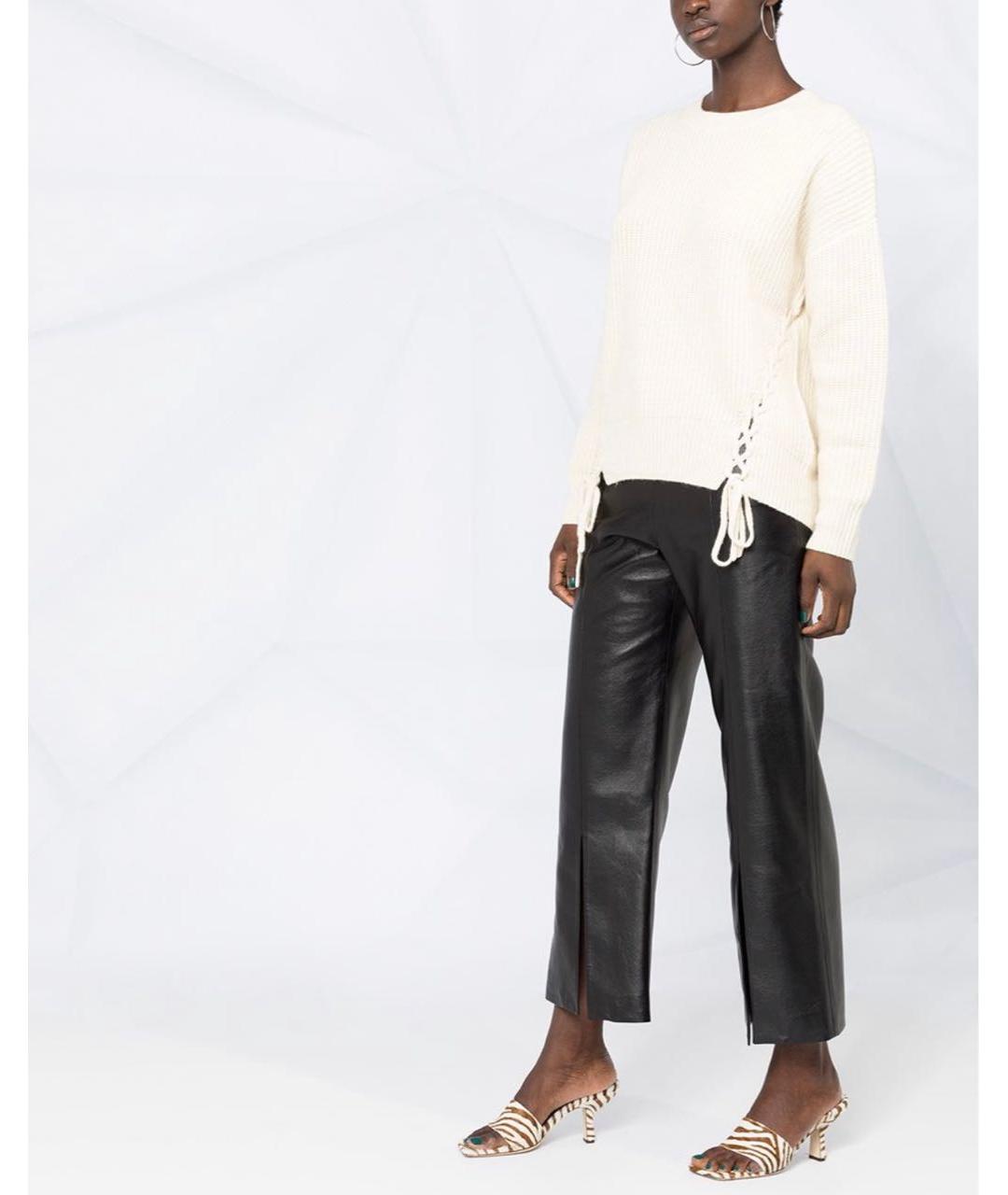 P.A.R.O.S.H. Бежевый шерстяной джемпер / свитер, фото 5