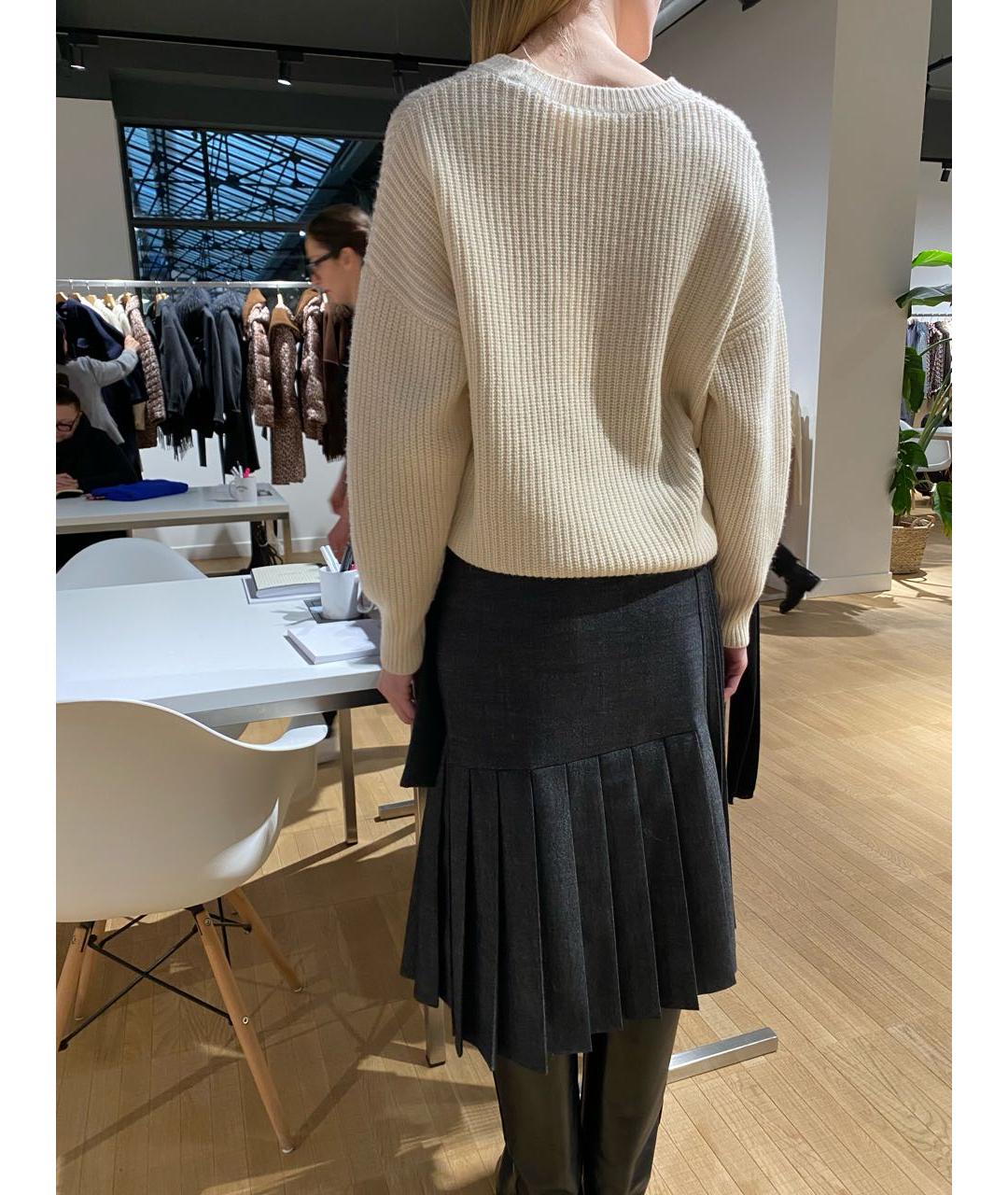 P.A.R.O.S.H. Бежевый шерстяной джемпер / свитер, фото 3