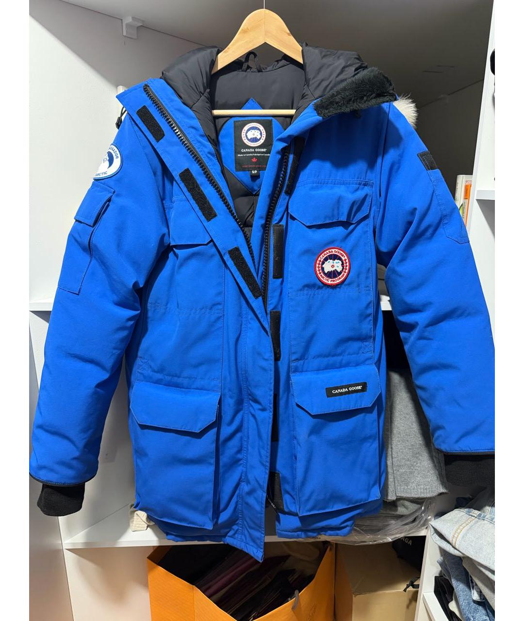 CANADA GOOSE Синий пуховик, фото 9