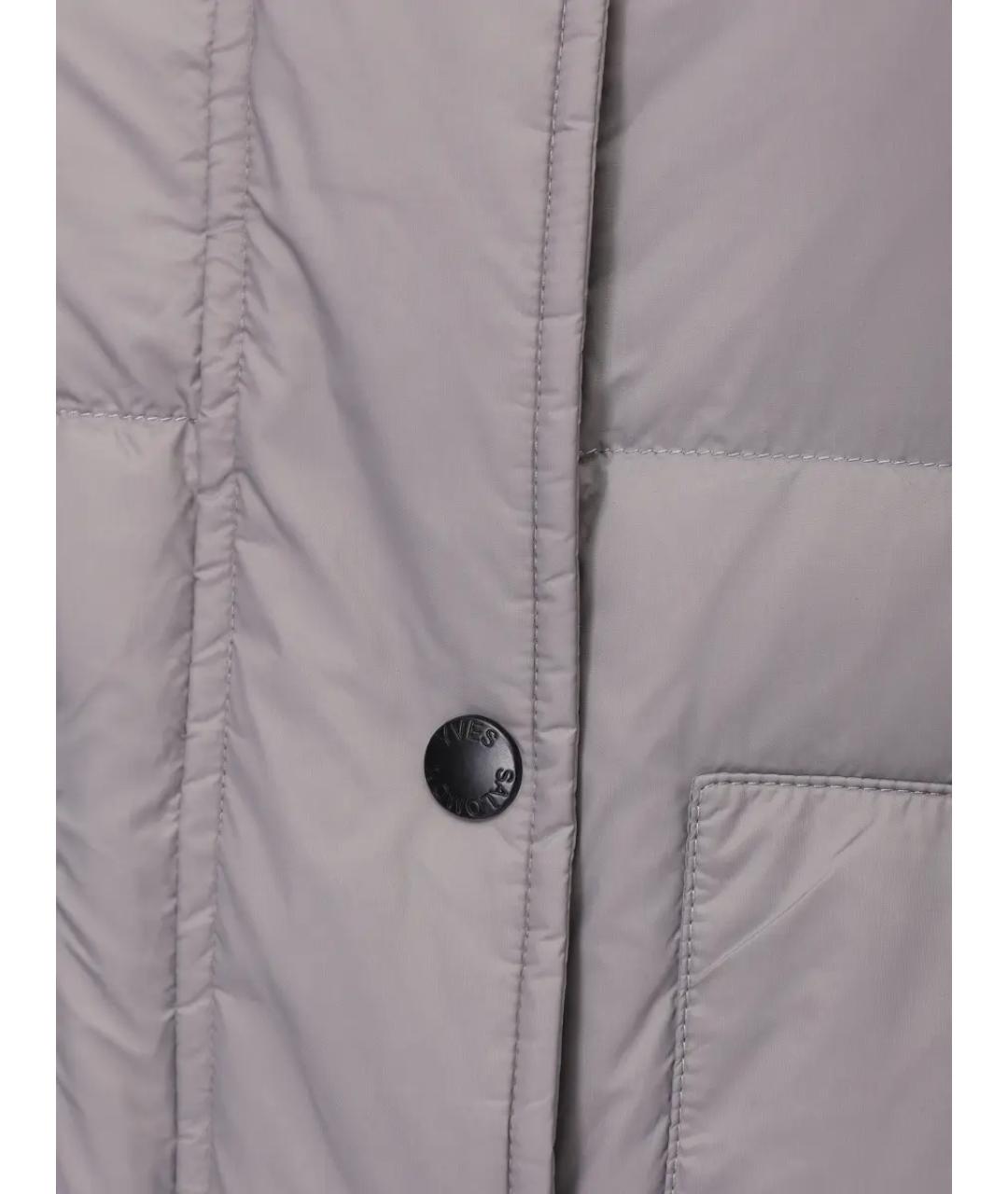 YVES SALOMON Серый пуховик, фото 6