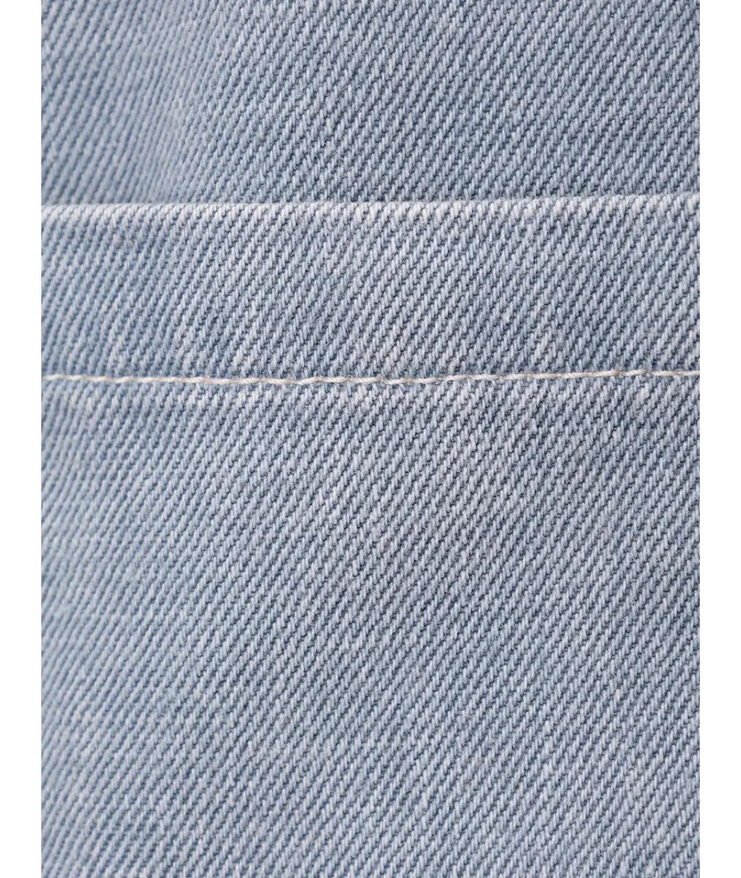 FENDI Голубая деним куртка, фото 6