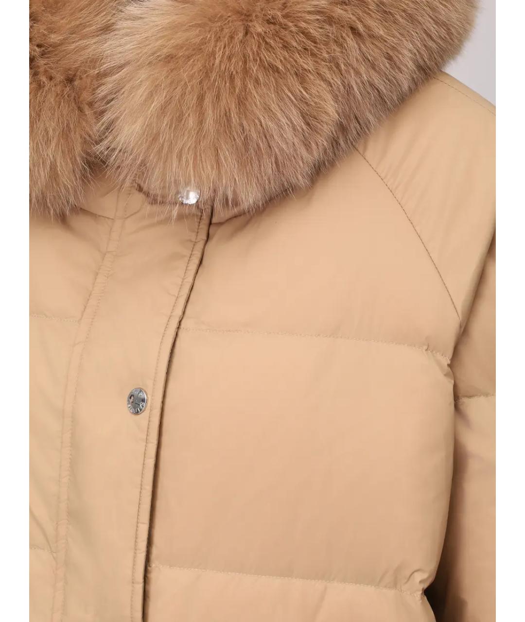 YVES SALOMON Бежевый пуховик, фото 5