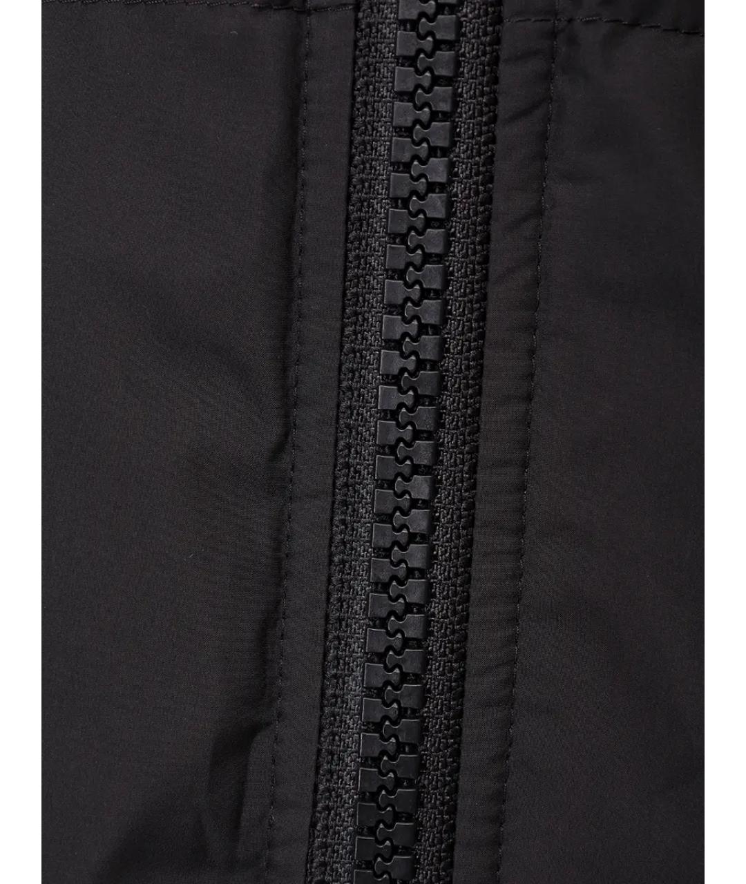 YVES SALOMON Черный полиамидовый пуховик, фото 6