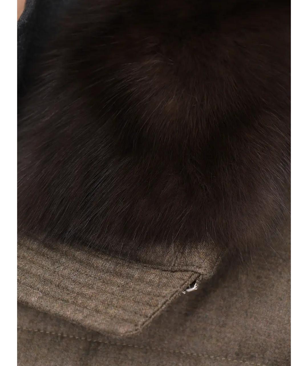 YVES SALOMON Коричневый пуховик, фото 6