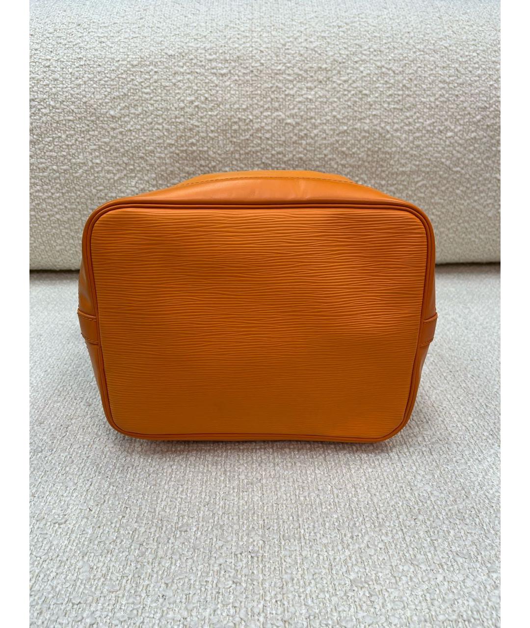 LOUIS VUITTON Оранжевая кожаная сумка через плечо, фото 5
