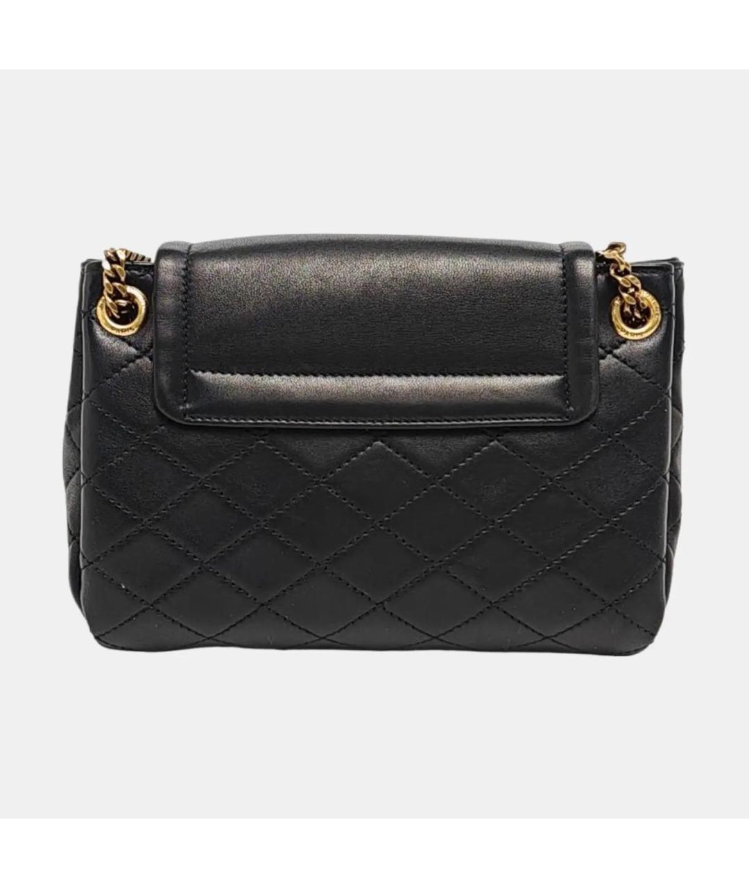 SAINT LAURENT Черная кожаная сумка через плечо, фото 3