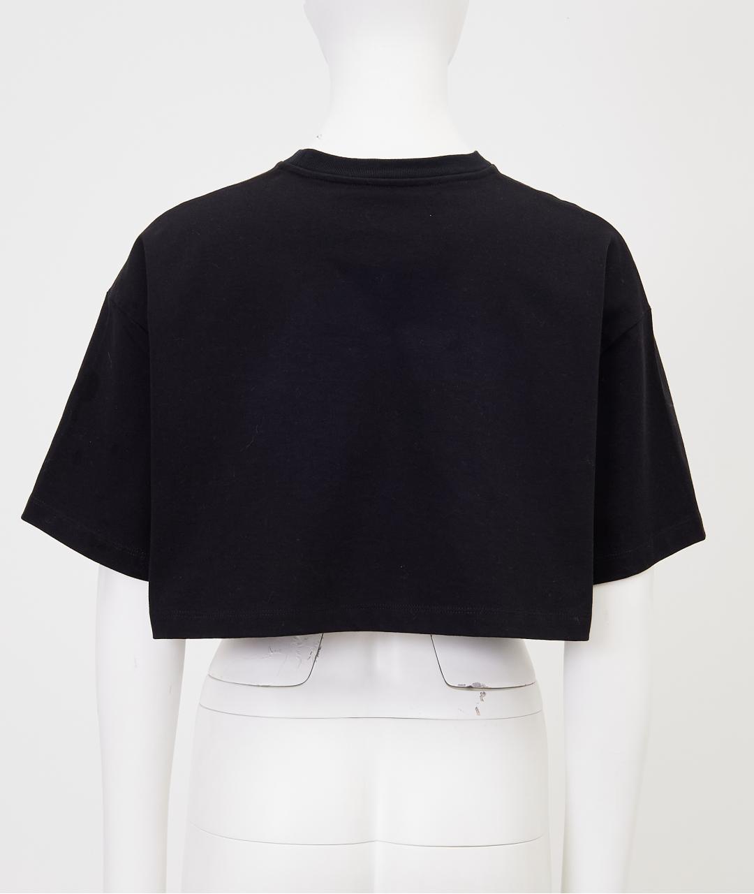 PRADA Черная хлопковая футболка, фото 2