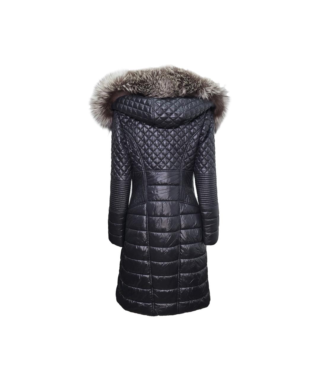 PHILIPP PLEIN Черный полиамидовый пуховик, фото 2