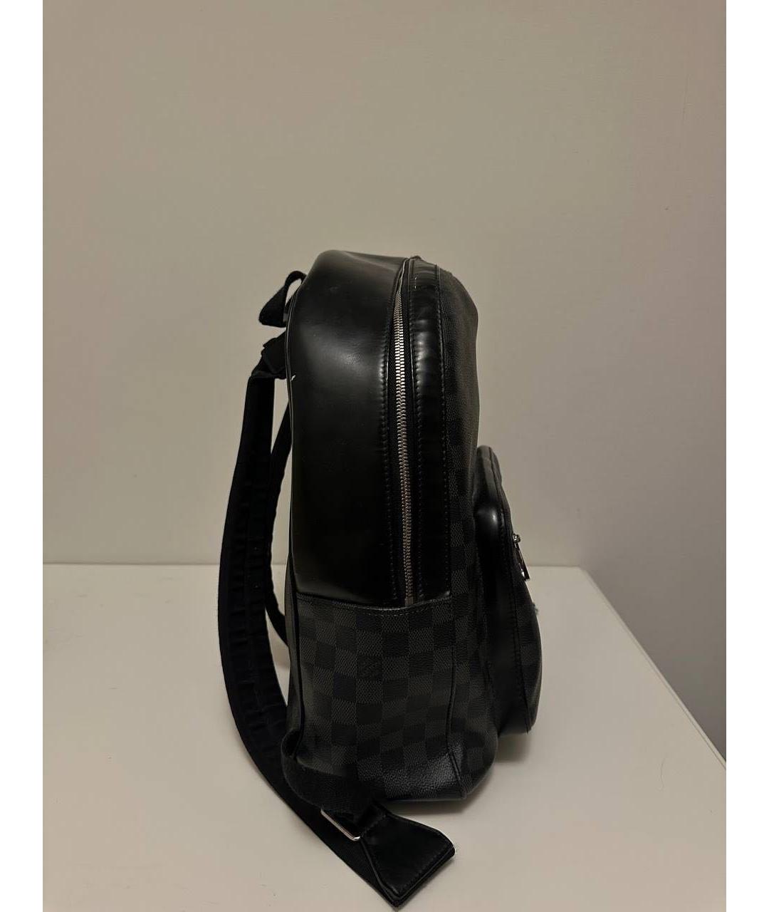 LOUIS VUITTON Антрацитовый рюкзак, фото 3