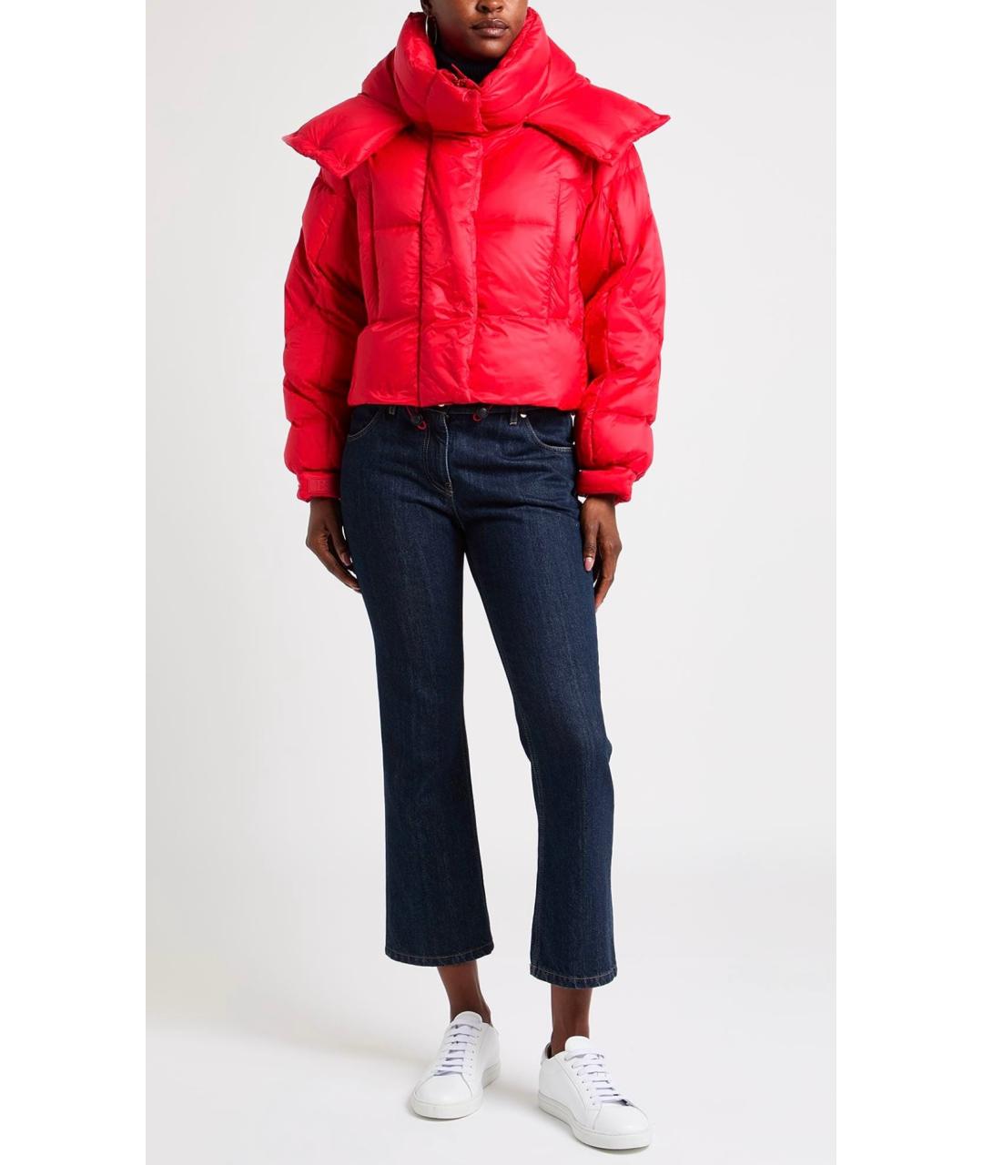 BACON Красный полиамидовый пуховик, фото 2