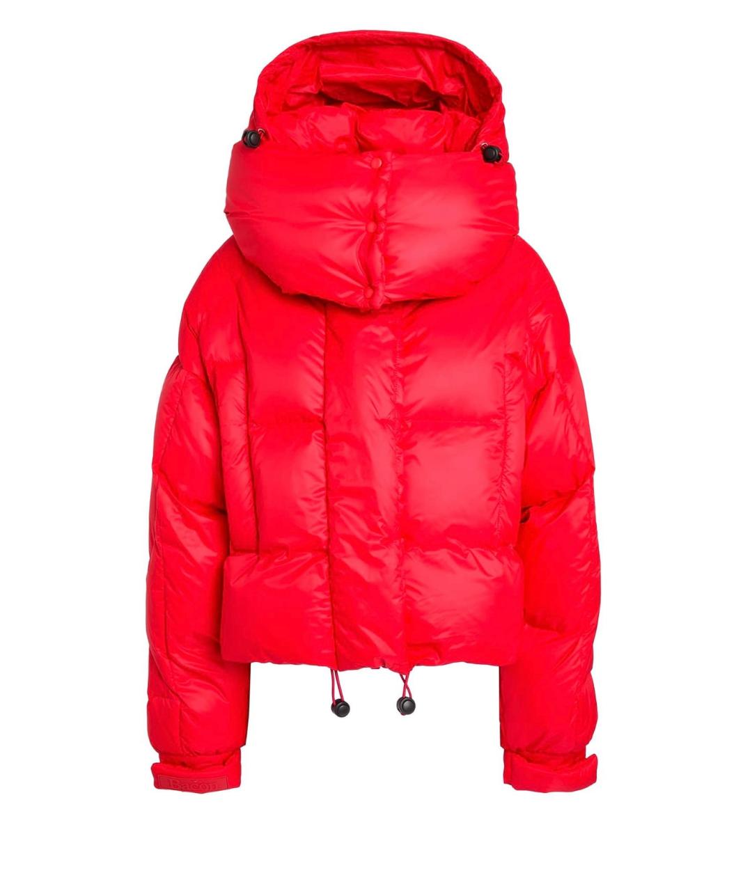 BACON Красный полиамидовый пуховик, фото 4