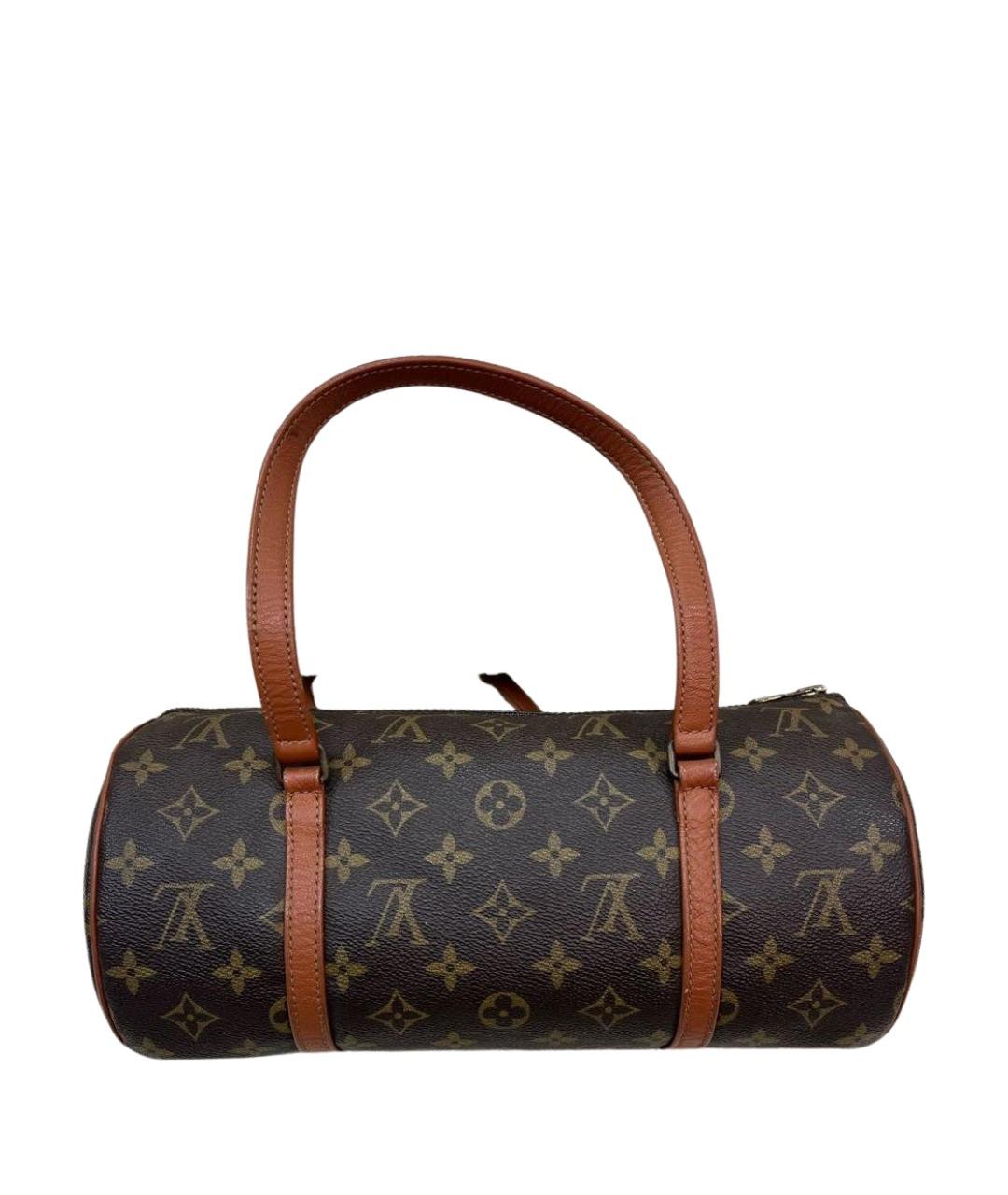 LOUIS VUITTON Коричневая сумка с короткими ручками, фото 1