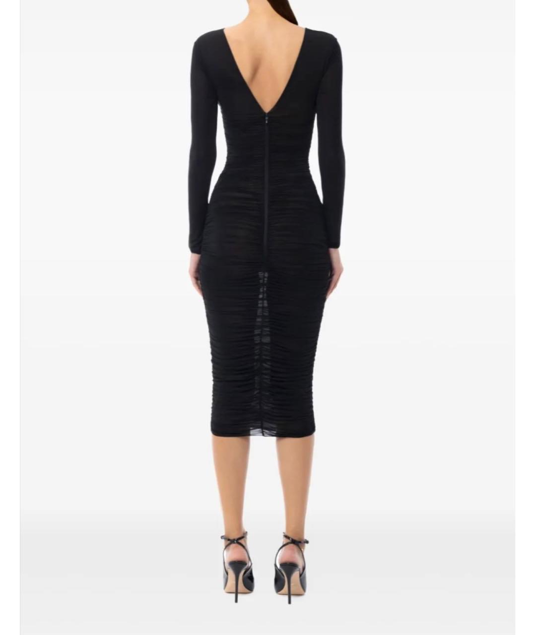 ELISABETTA FRANCHI Черное коктейльное платье, фото 3