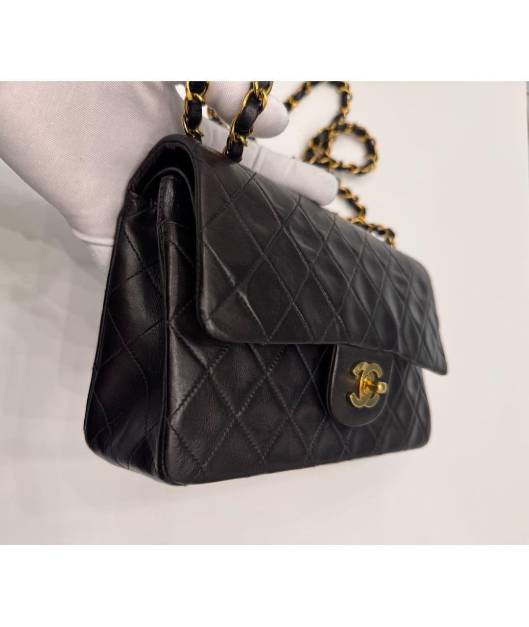 CHANEL Коричневая кожаная сумка через плечо, фото 2