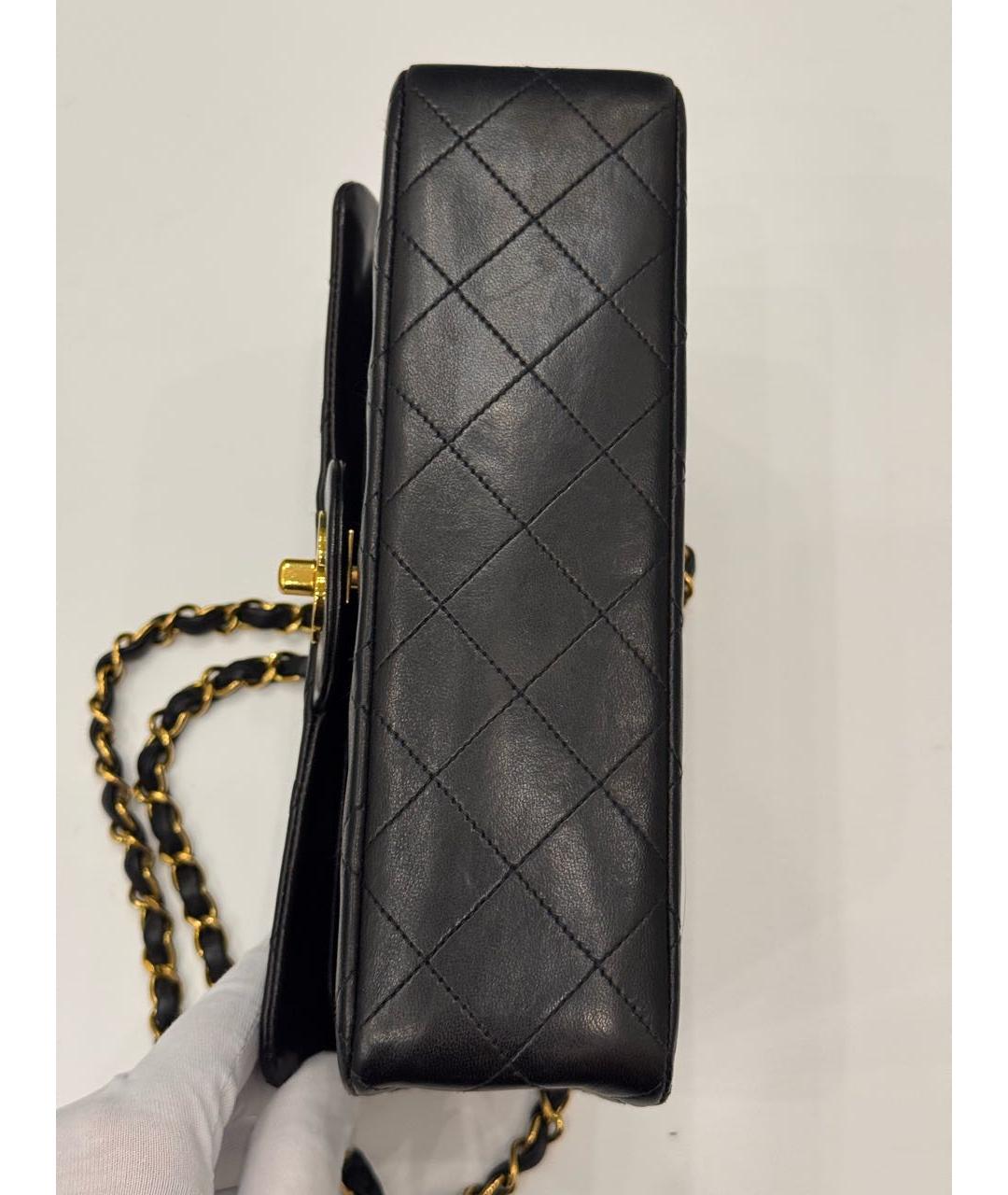 CHANEL Коричневая кожаная сумка через плечо, фото 5