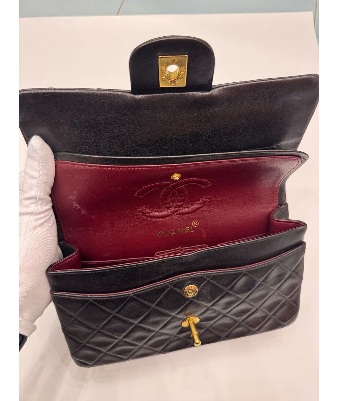 CHANEL Коричневая кожаная сумка через плечо, фото 3