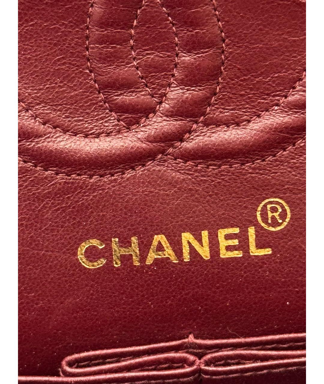 CHANEL Коричневая кожаная сумка через плечо, фото 7