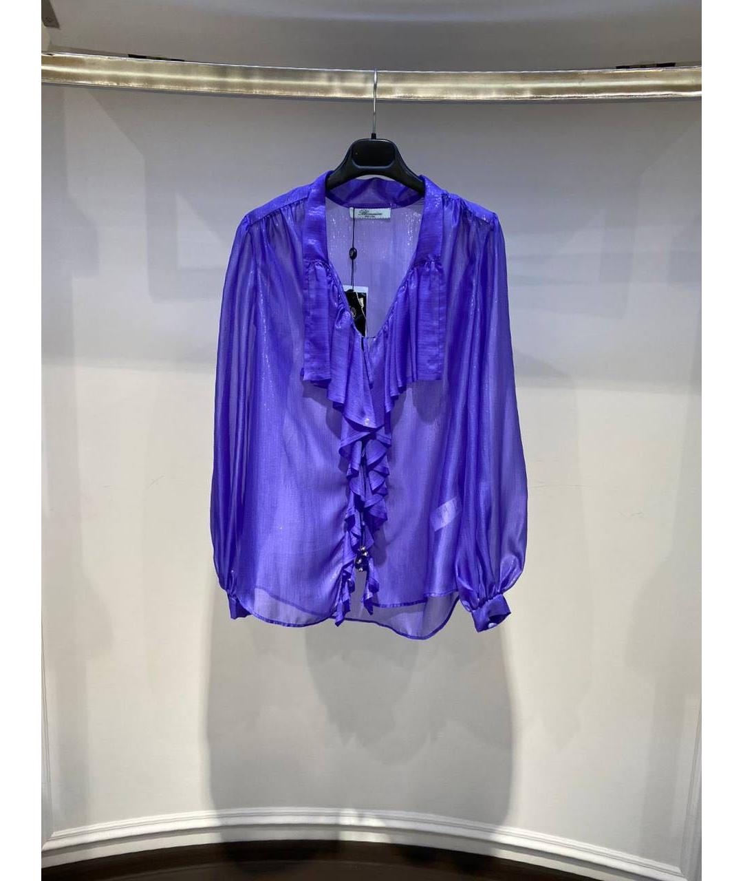 BLUMARINE Синяя блузы, фото 3