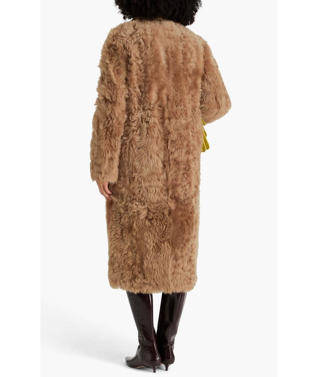 TOTEME Коричневая кожаная дубленка, фото 3