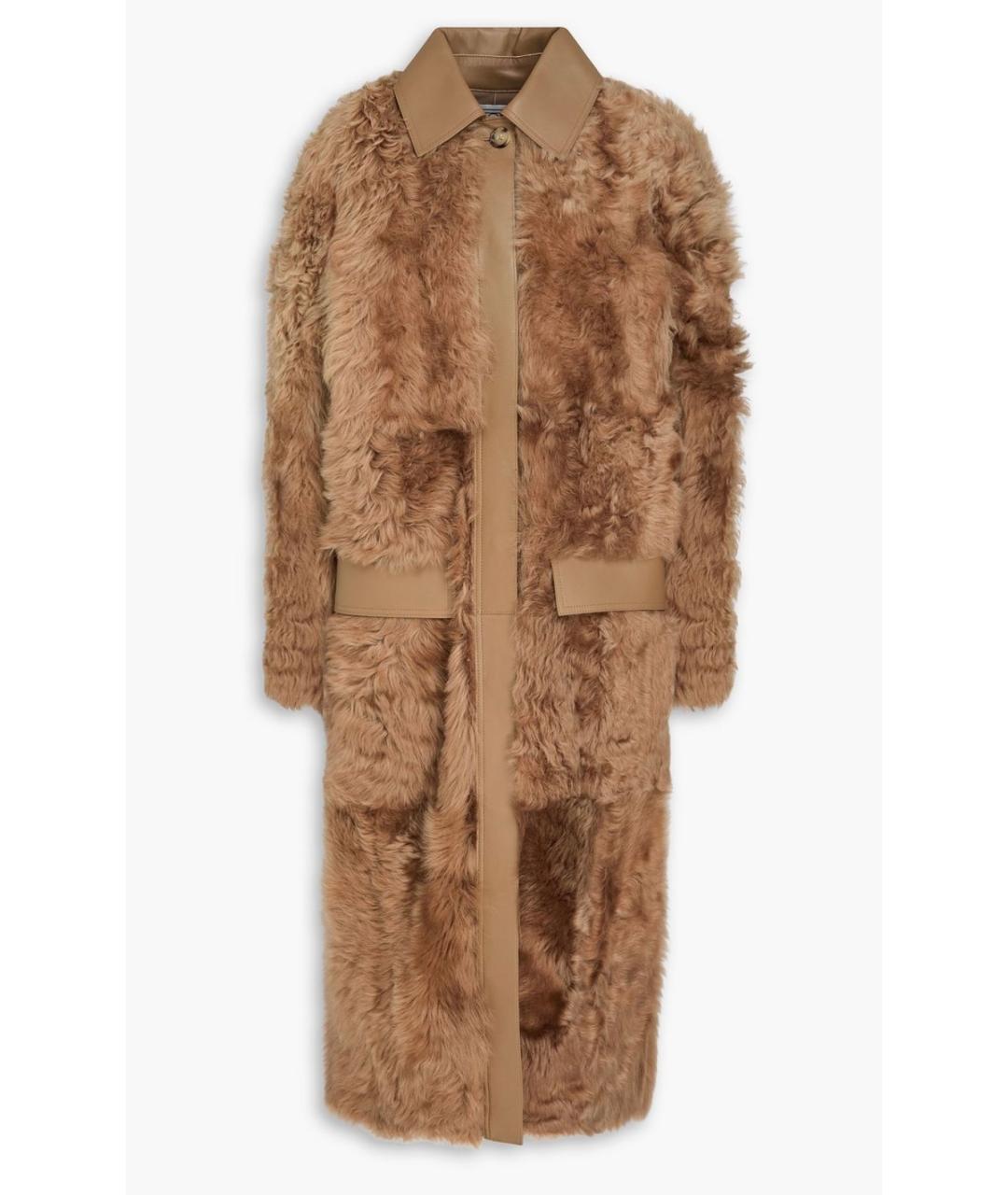 TOTEME Коричневая кожаная дубленка, фото 4