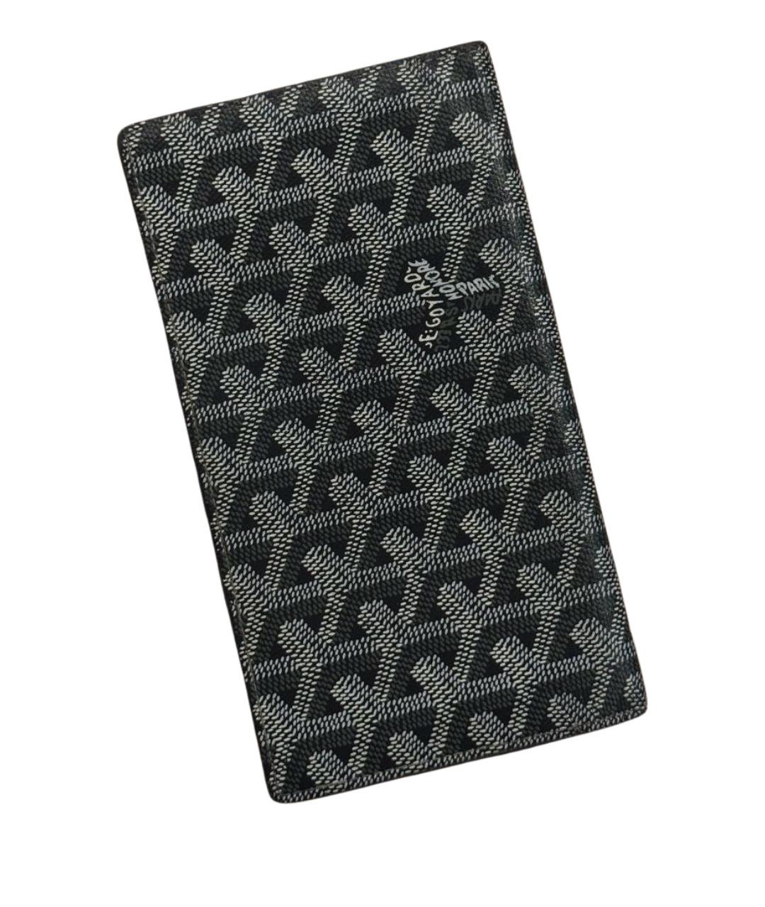 GOYARD Серый кожаный кошелек, фото 1