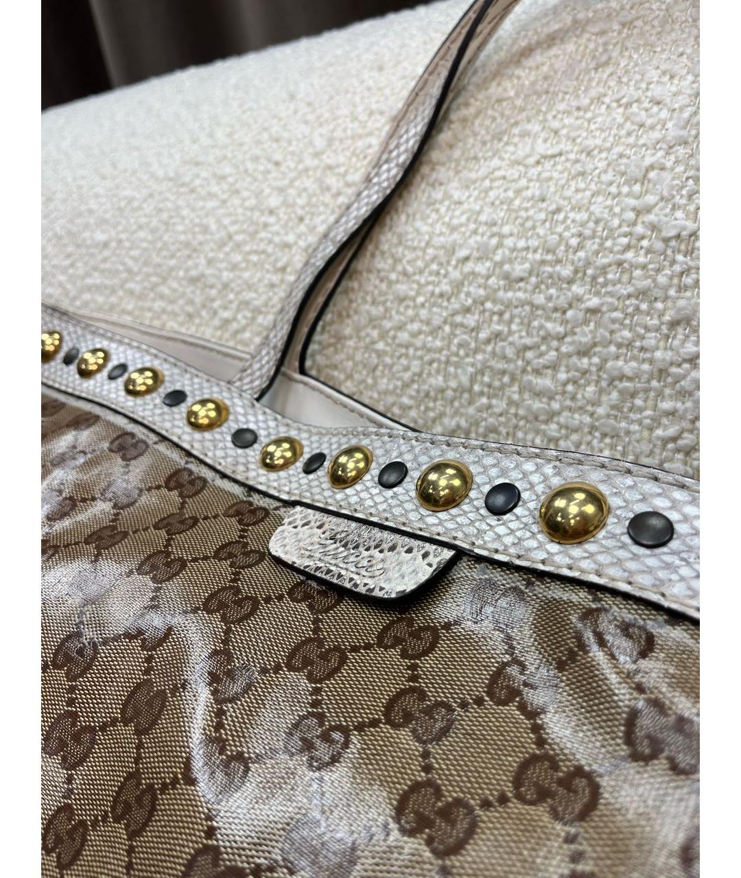 GUCCI Коричневая сумка тоут, фото 6