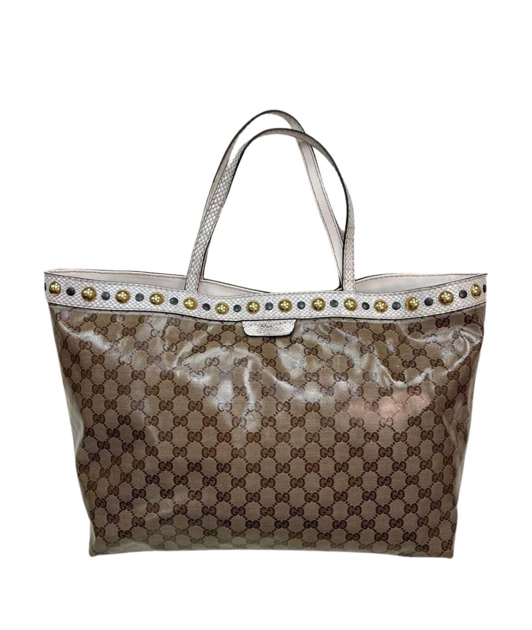 GUCCI Коричневая сумка тоут, фото 1