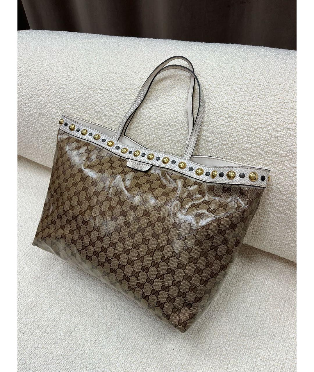 GUCCI Коричневая сумка тоут, фото 2