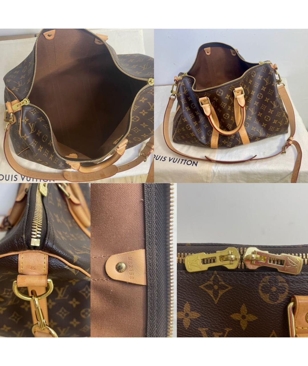 LOUIS VUITTON Коричневая дорожная/спортивная сумка, фото 3