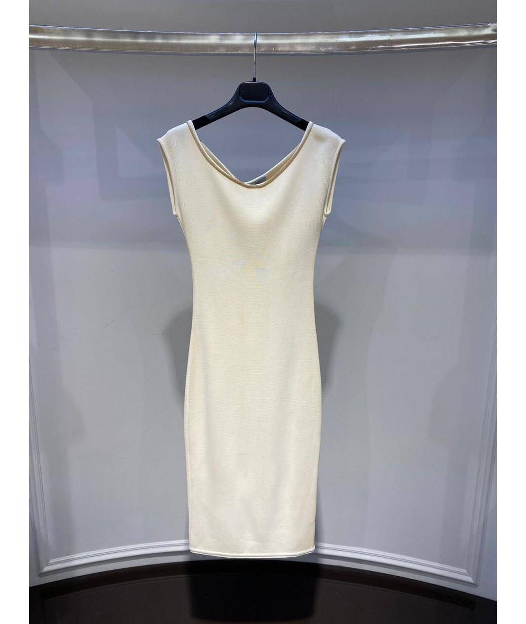 BLUMARINE Бежевое повседневное платье, фото 3