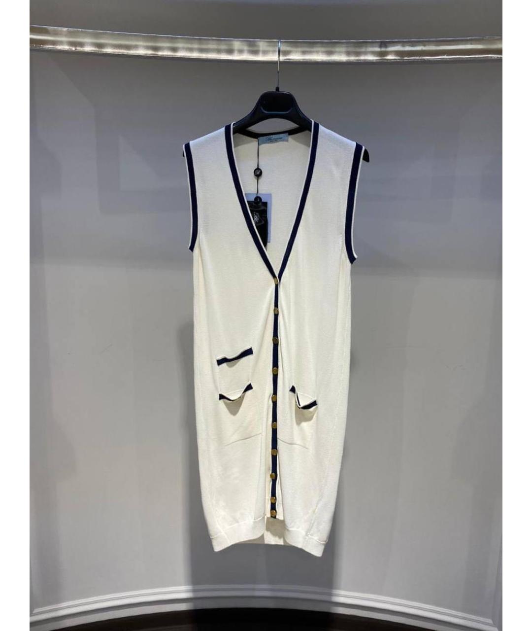 BLUMARINE Белая жилетка, фото 3