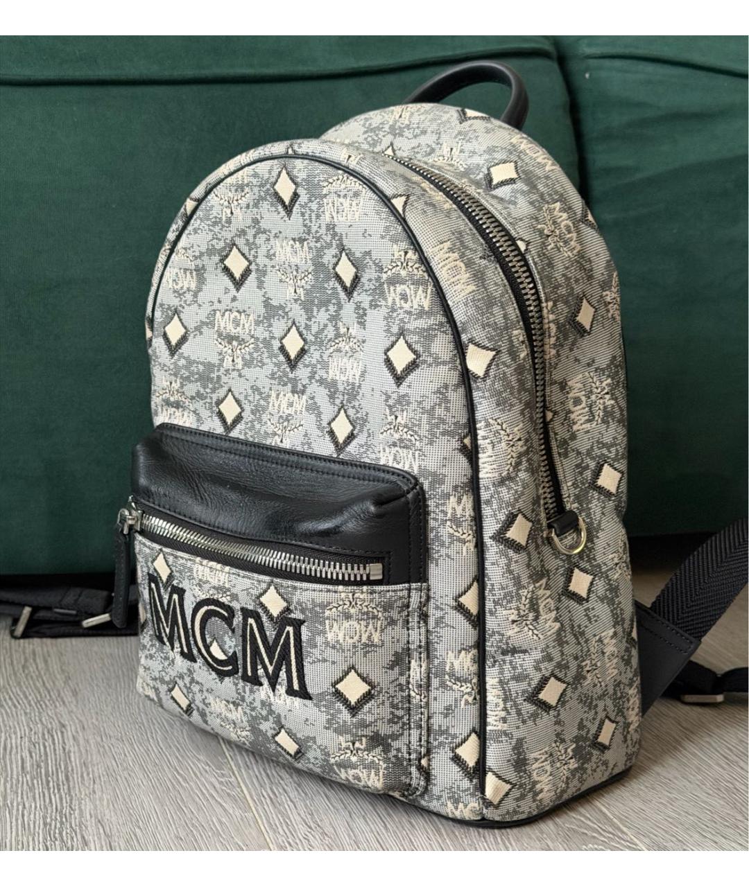 MCM Серый рюкзак, фото 2