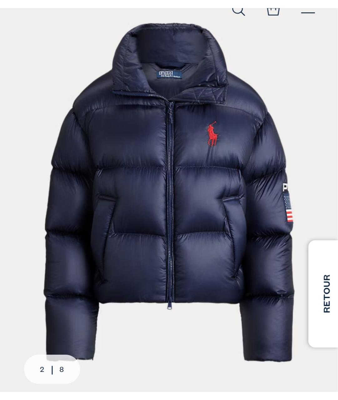 POLO RALPH LAUREN Темно-синяя куртка, фото 4