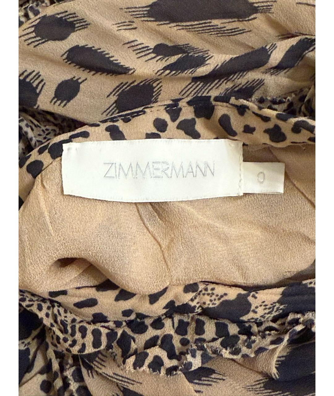 ZIMMERMANN Мульти вискозное повседневное платье, фото 5