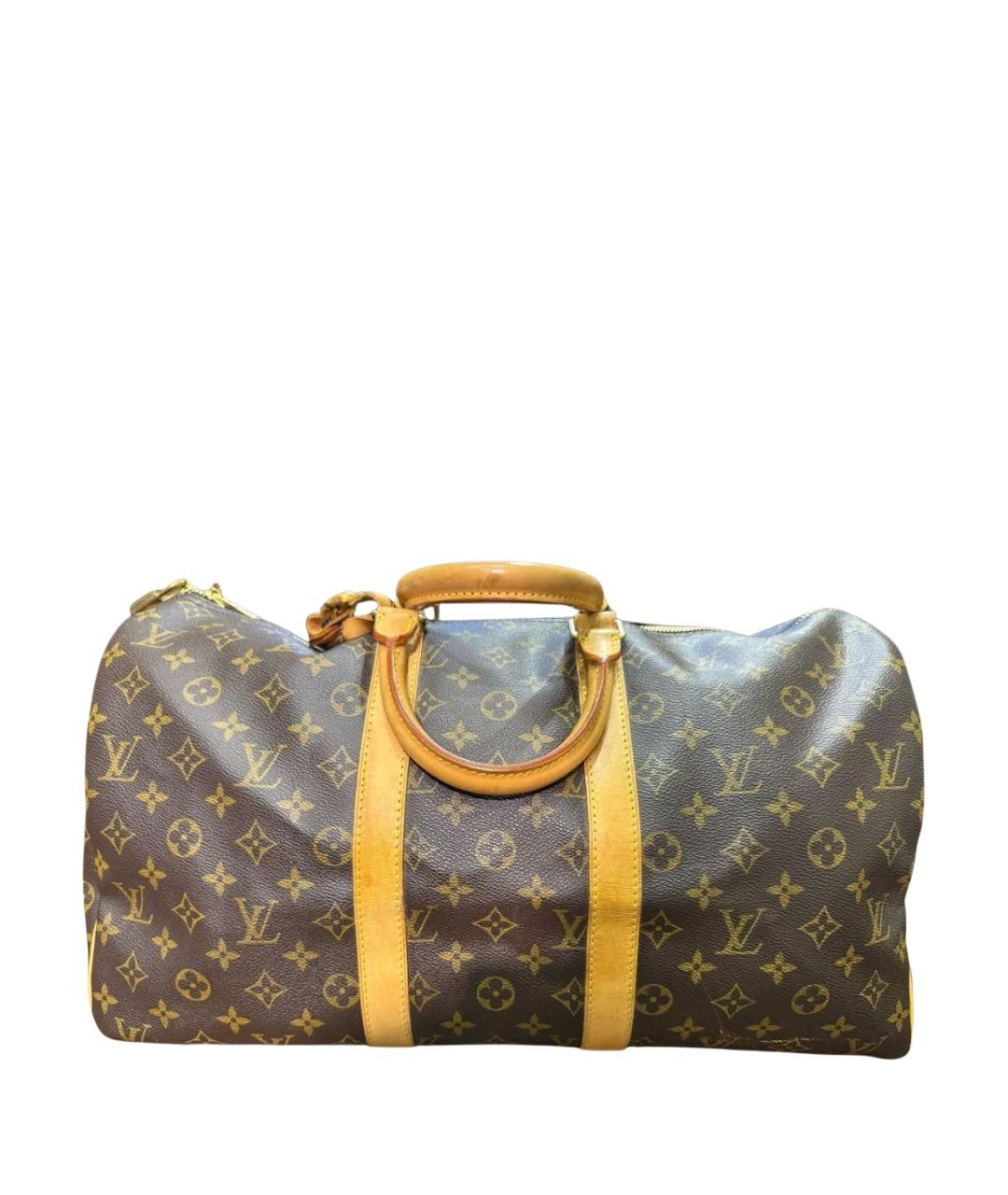 LOUIS VUITTON Коричневая дорожная/спортивная сумка, фото 1