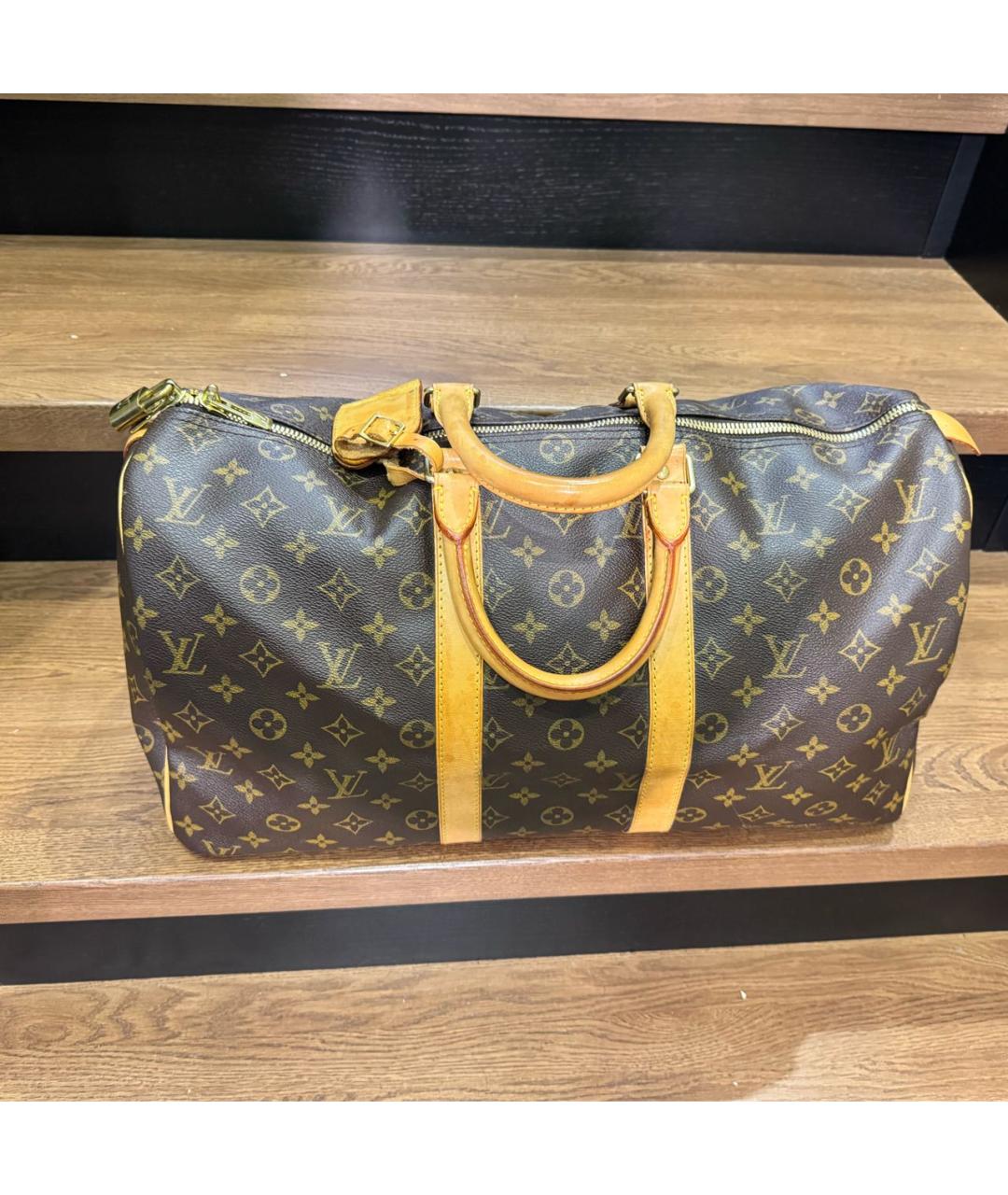 LOUIS VUITTON Коричневая дорожная/спортивная сумка, фото 2