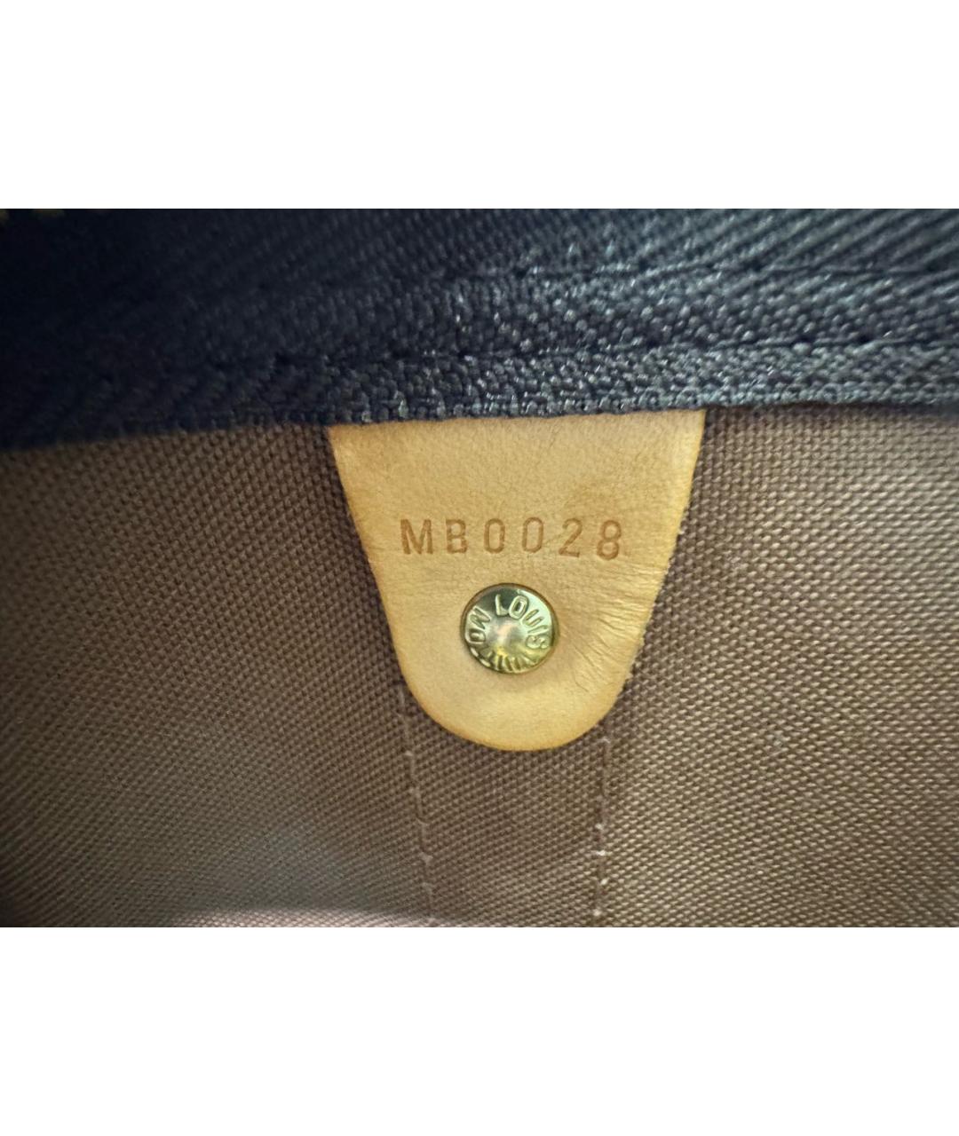 LOUIS VUITTON Коричневая дорожная/спортивная сумка, фото 7