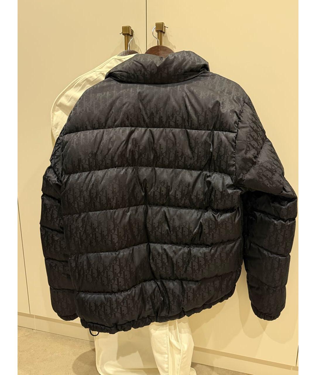 CHRISTIAN DIOR Темно-синяя полиамидовая куртка, фото 2