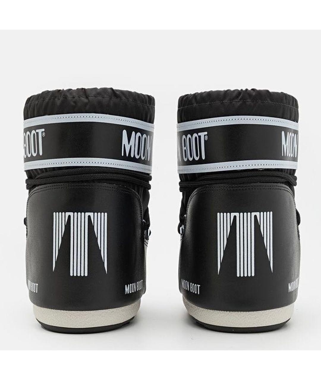 MOON BOOT Черные текстильные сапоги, фото 4