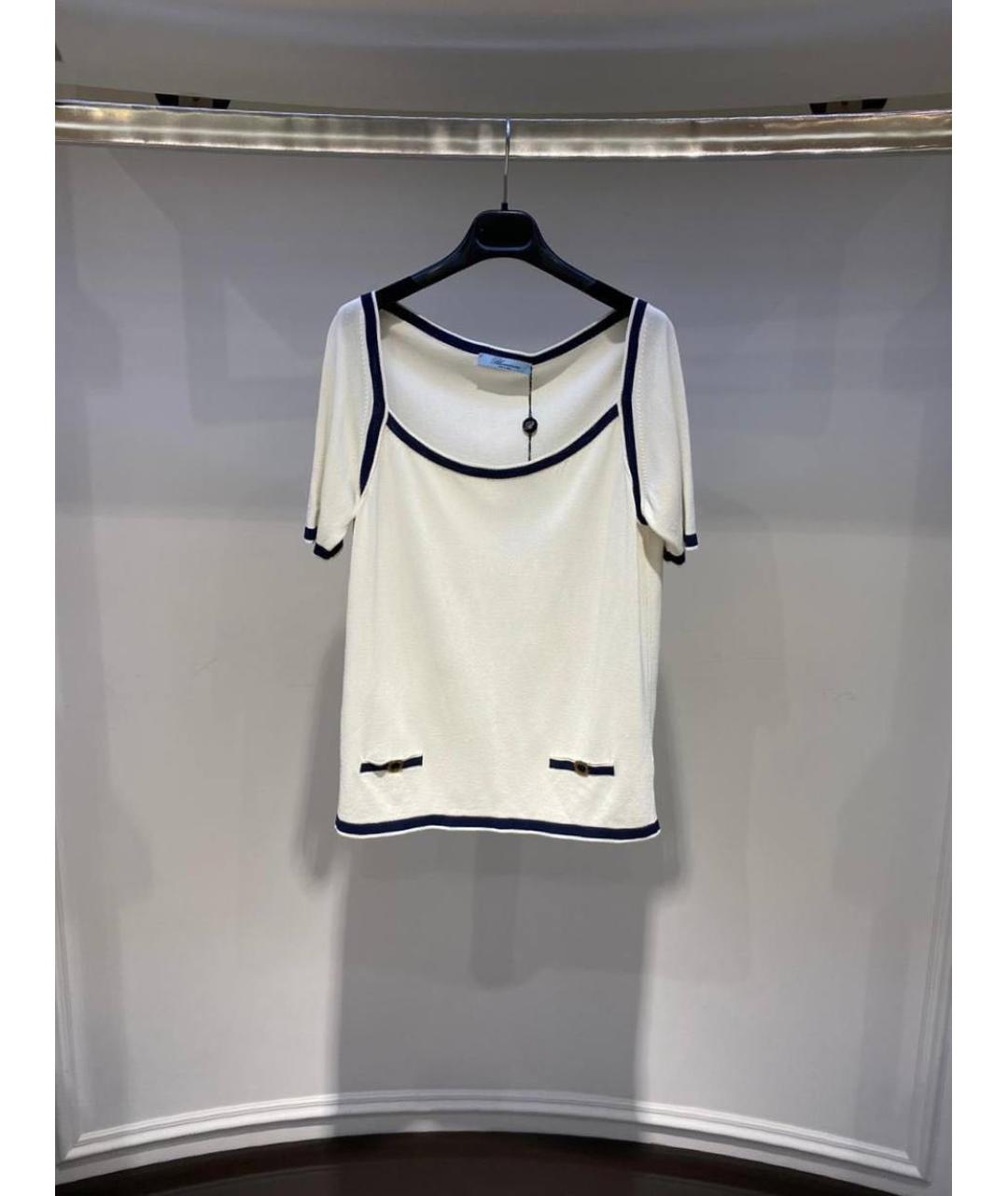 BLUMARINE Белый джемпер / свитер, фото 3