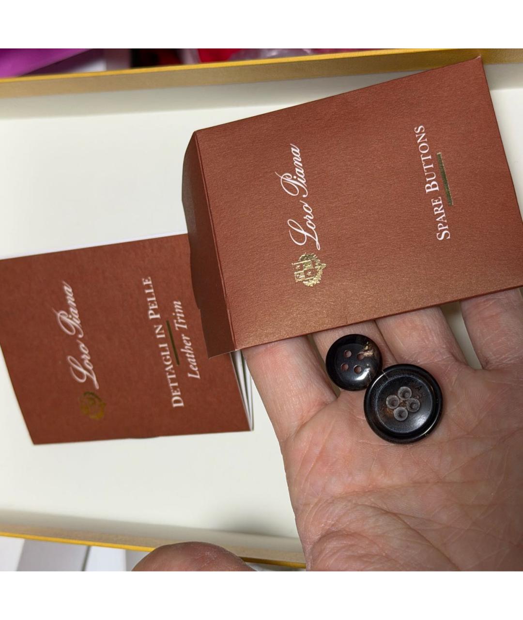 LORO PIANA Коричневый твидовый жакет/пиджак, фото 7