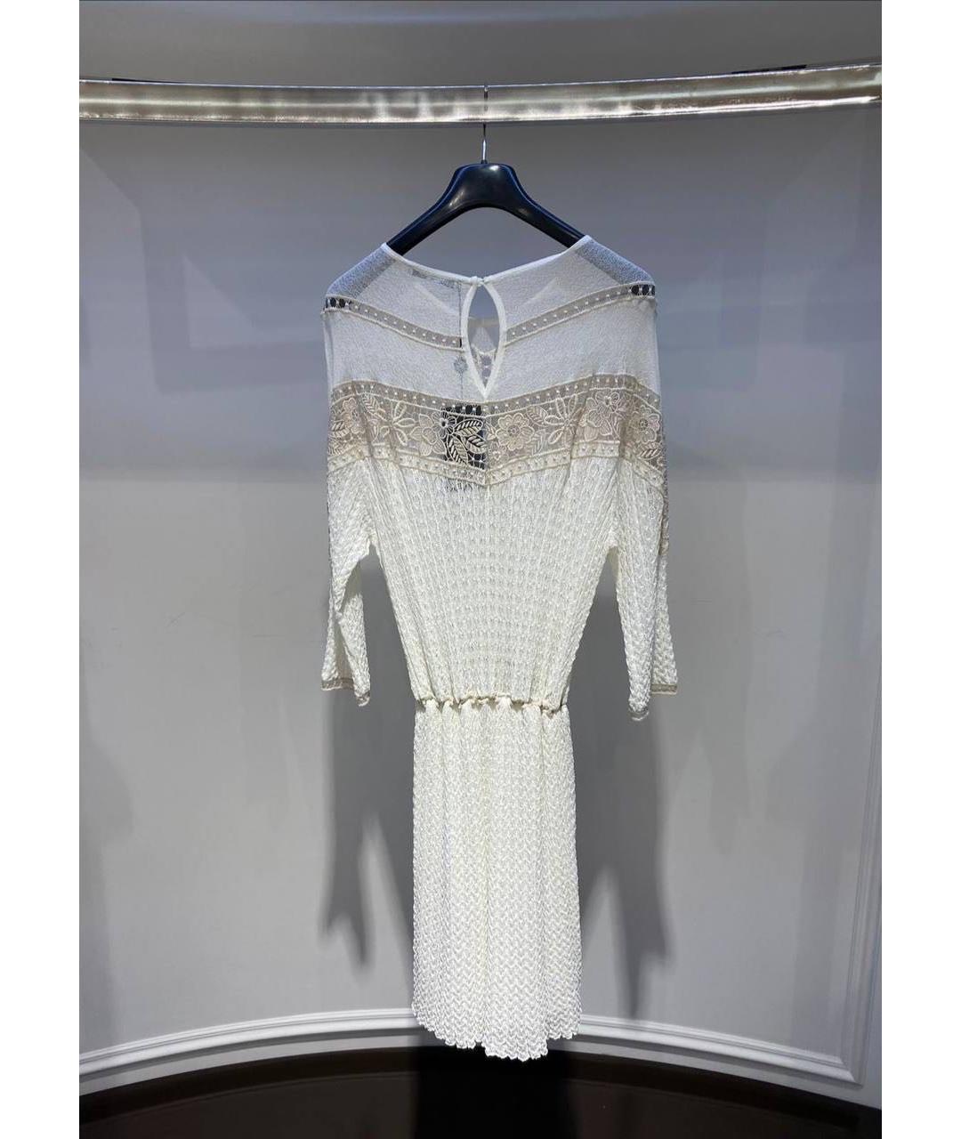 BLUMARINE Белое повседневное платье, фото 2