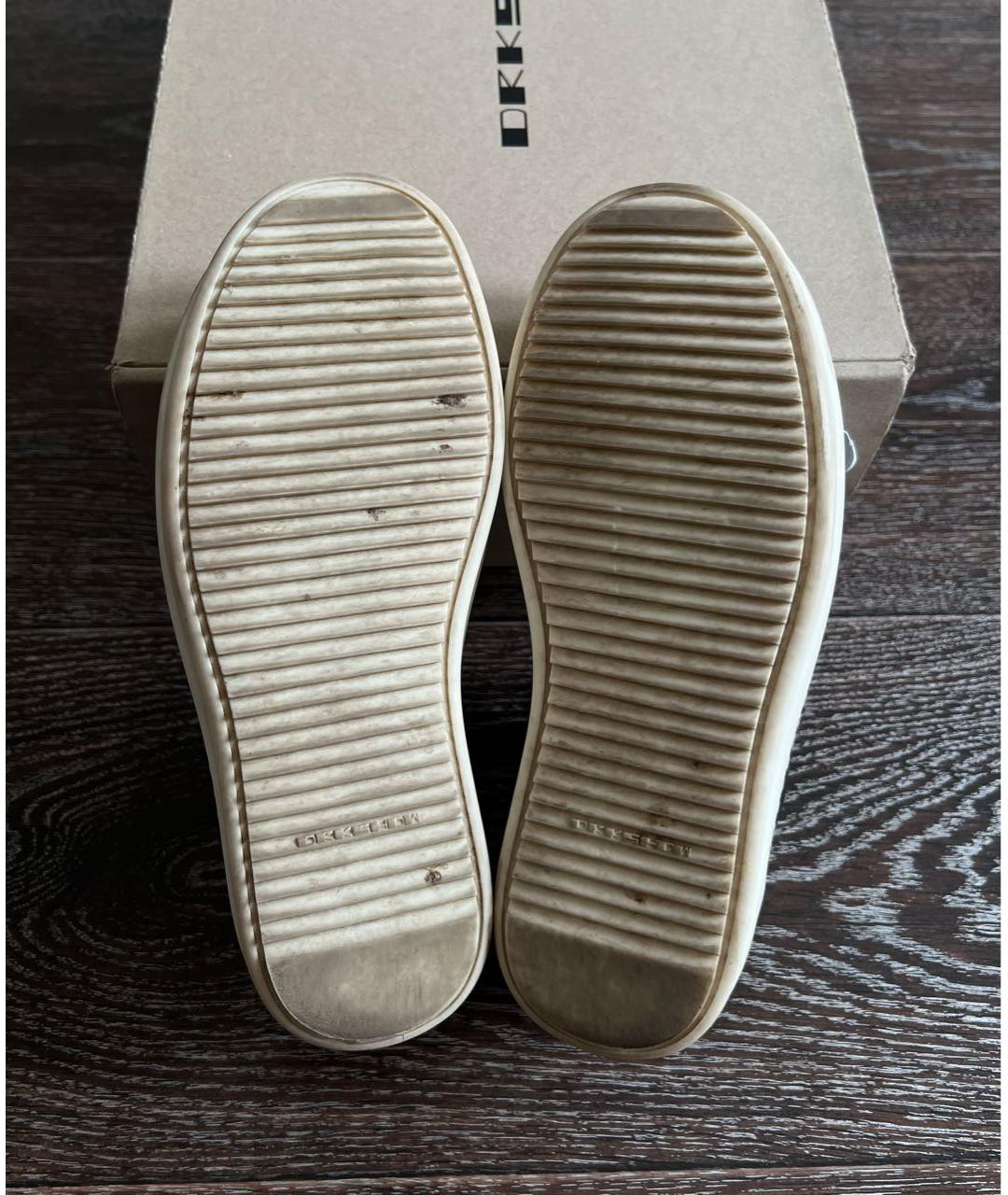 RICK OWENS DRKSHDW Черные текстильные кроссовки, фото 4