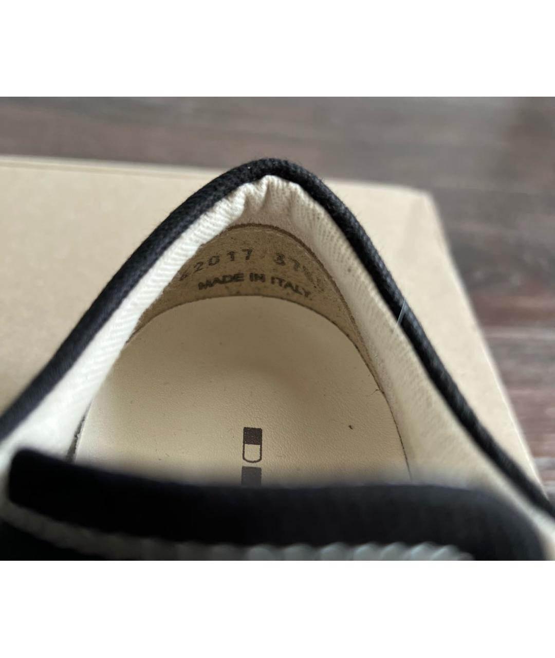 RICK OWENS DRKSHDW Черные текстильные кроссовки, фото 5