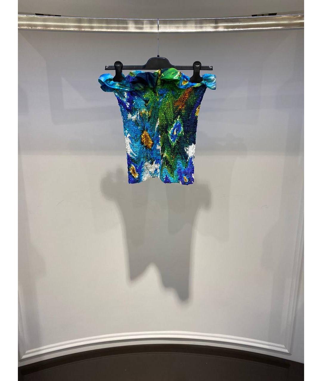 BLUMARINE Синяя блузы, фото 2