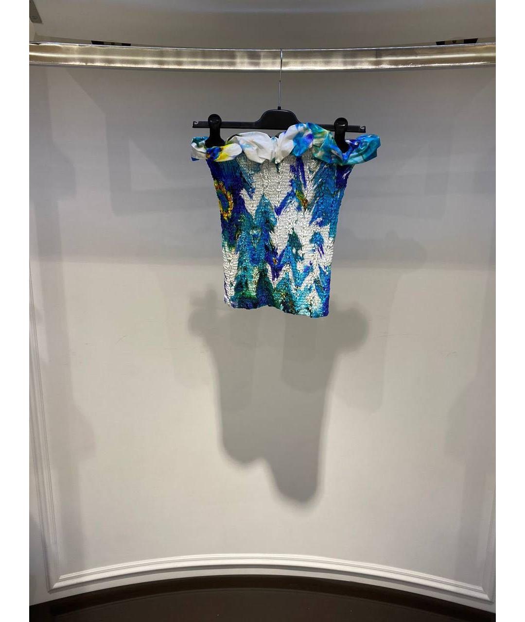 BLUMARINE Синяя блузы, фото 3