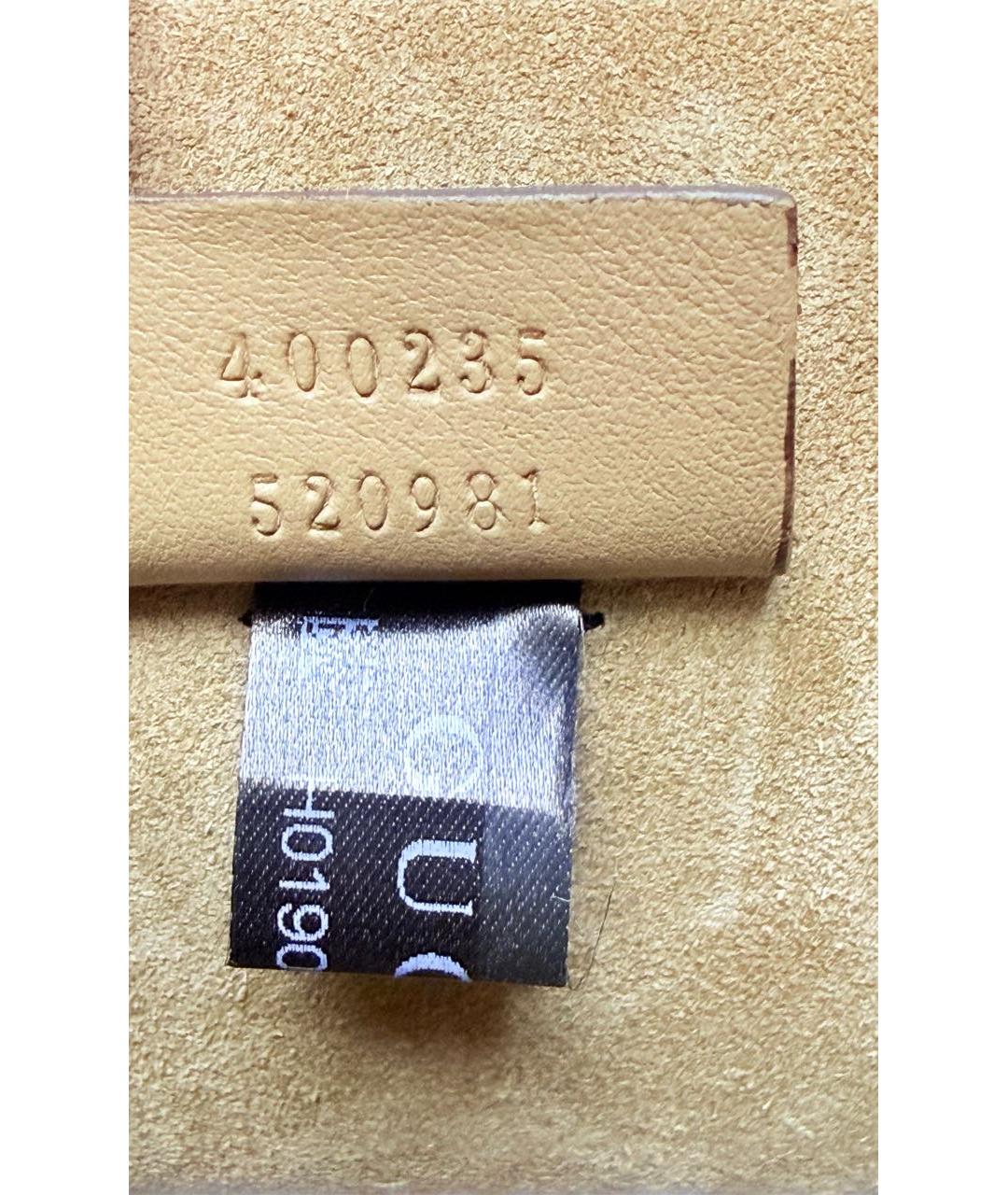 GUCCI Бежевая тканевая сумка через плечо, фото 7