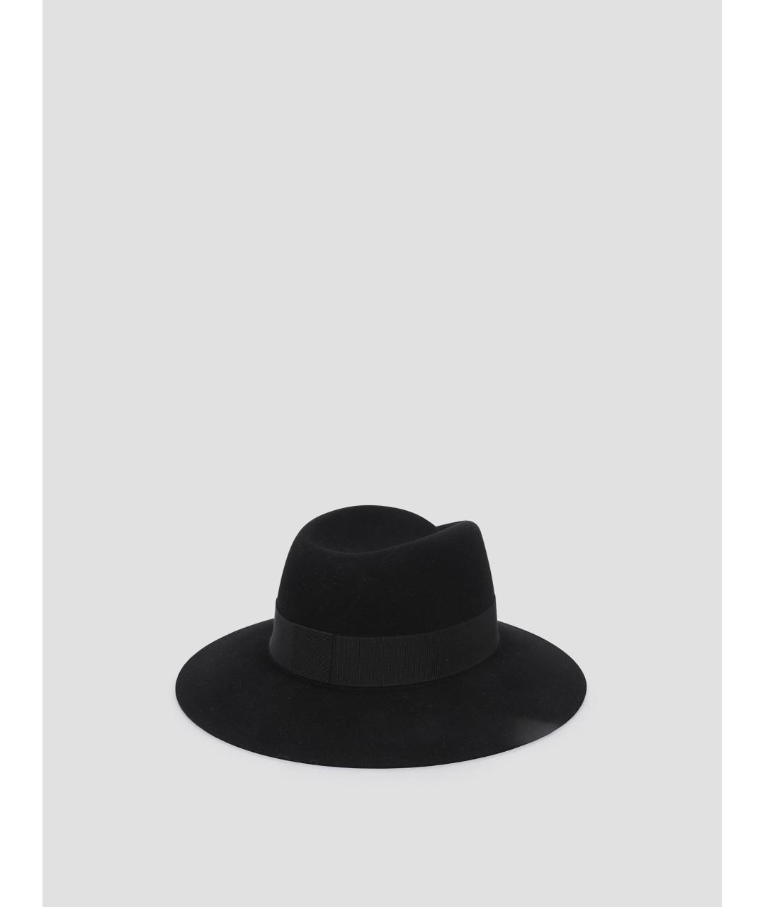 MAISON MICHEL Черная бархатная шляпа, фото 3