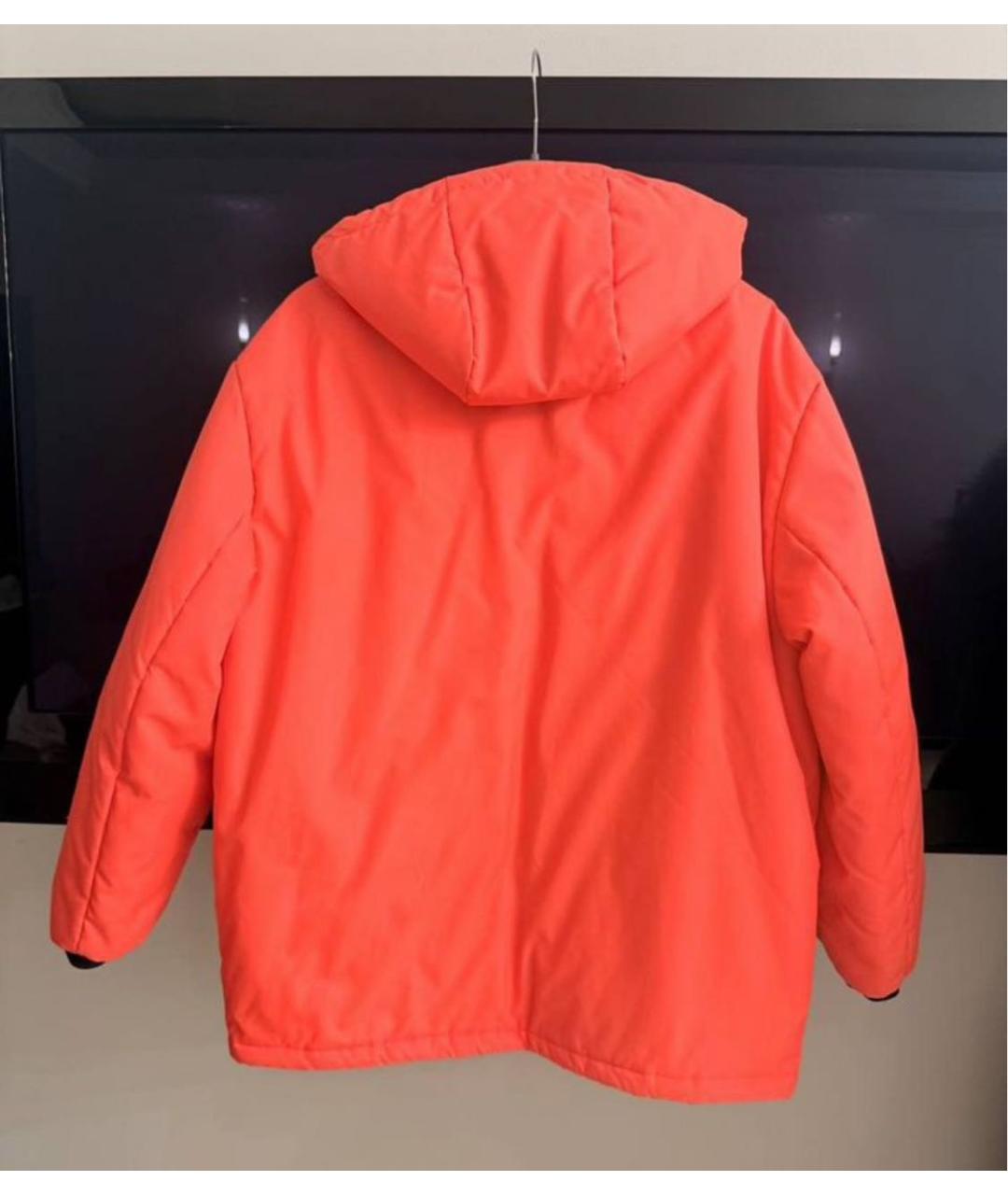 PRADA Оранжевая полиэстеровая куртка, фото 7